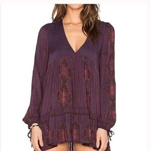 FREE PEOPLE Down By The Bay Tunic in Dusk